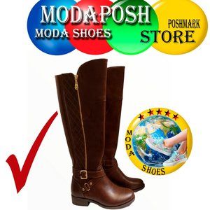 GBG Guess Haidyn Dark Brown Women Boots Size-7-M COD/192